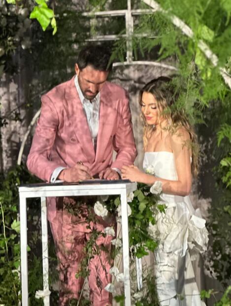 La boda de Sofía Castro y Pablo Bernot se llevó a cabo el pasado 7 de septiembre / Foto: Instagram