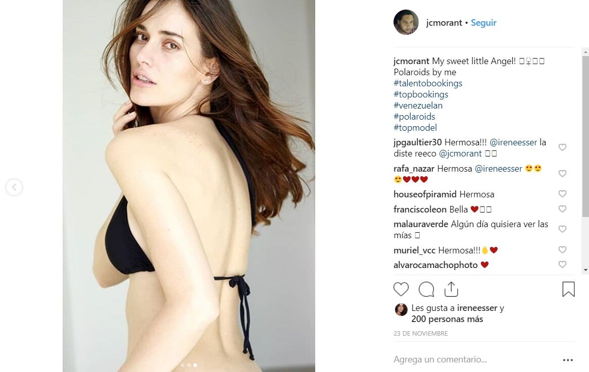  Irene Esser, supuesta novia del hijo de AMLO, presume cuerpazo