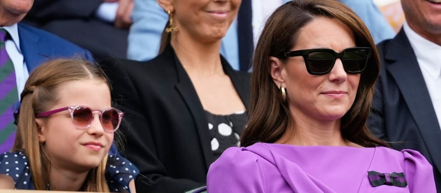 Kate Middleton y la princesa Charlotte disfrutaron de esta jornada deportiva / Foto: AP