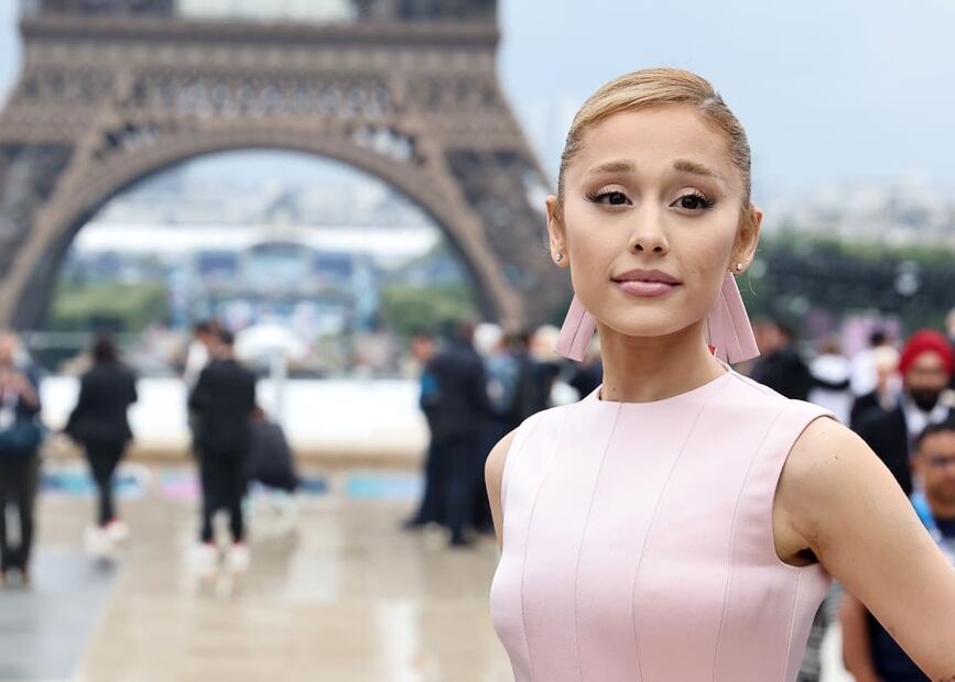 Ariana Grande en la ceremonia de inauguración de los Juegos Olímpicos de París 2024 / Foto: EFE