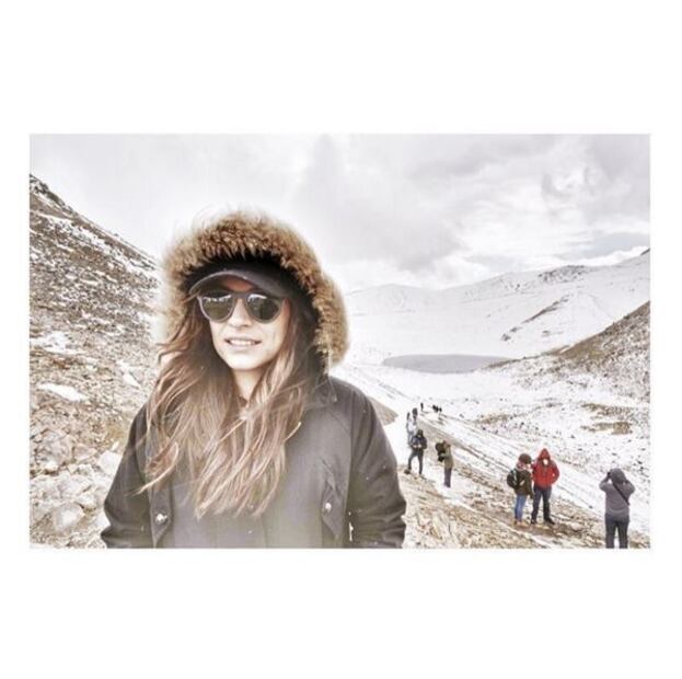 Ana Brenda Contreras e Iván Sánchez de viaje por el Nevado de Toluca