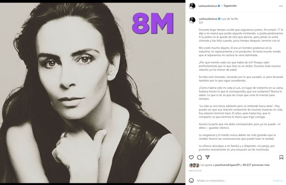Martha Debayle habla del caso Sasha Sokol - Luis de Llano: "Es la primera mujer que públicamente denuncia un caso así en el medio del entretenimiento"