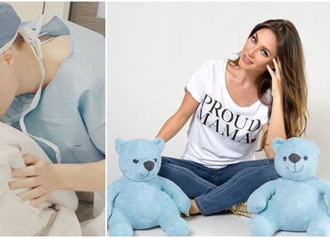 Anahí presenta a su bebé Emiliano con una tierna fotografía
