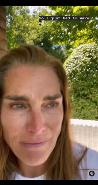 Brooke Shields llora desconsolada por la partida de su hija