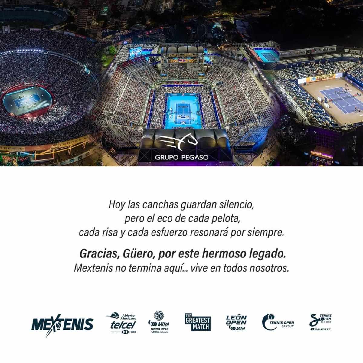 Mexitenis despidió a Alejandro Burillo Azcárraga / Foto: Instagram