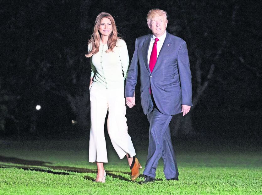 Una estatua de Melania Trump divide a su pueblo natal en Eslovenia