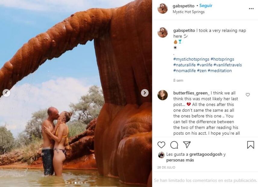 La muerte de la influencer Gabby Petito se trató de un homicidio, sentenció el FBI
