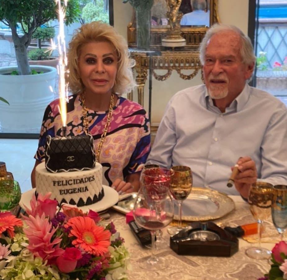 Eugenia Castañón y Gustavo Díaz Ordaz Borja / Foto: Instagram