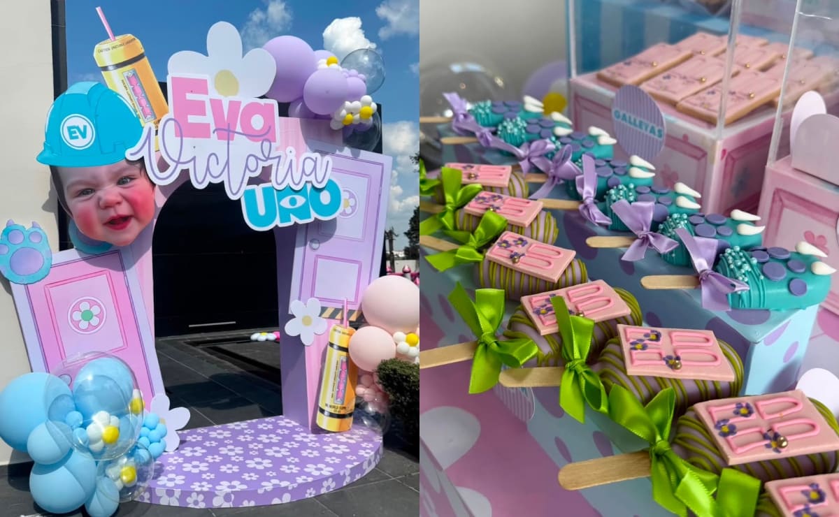 Fiesta de cumpleaños de Eva Victoria. (Fotos: Instagram)