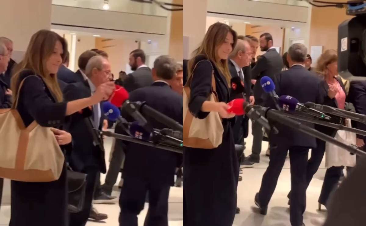 Carla Bruni y su polémica reacción con la prensa / Fotos: Captura Instagram