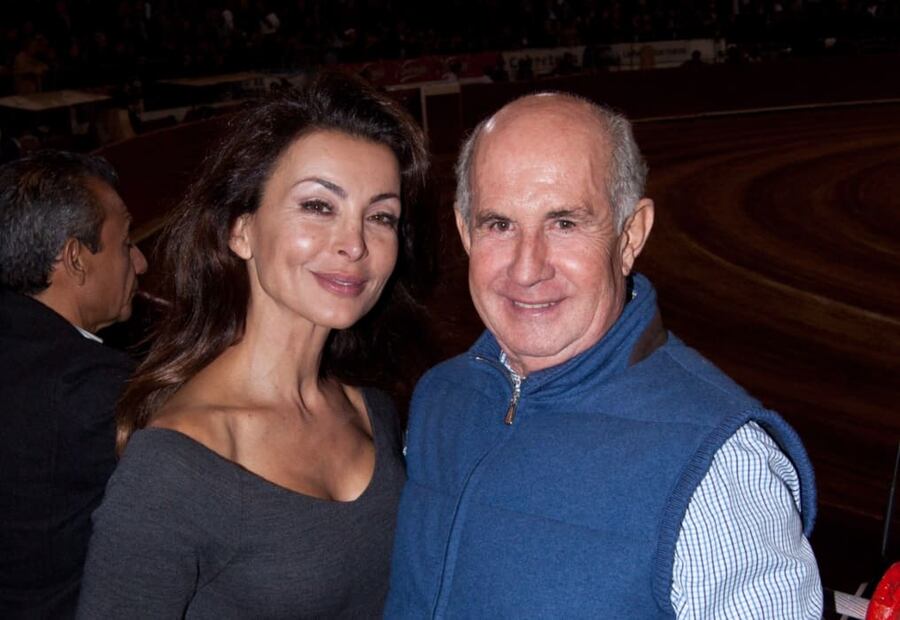 Juan Antonio Pérez Simón con Silvia Gómez-Cuétara, su expareja / Foto: Archivo Clase