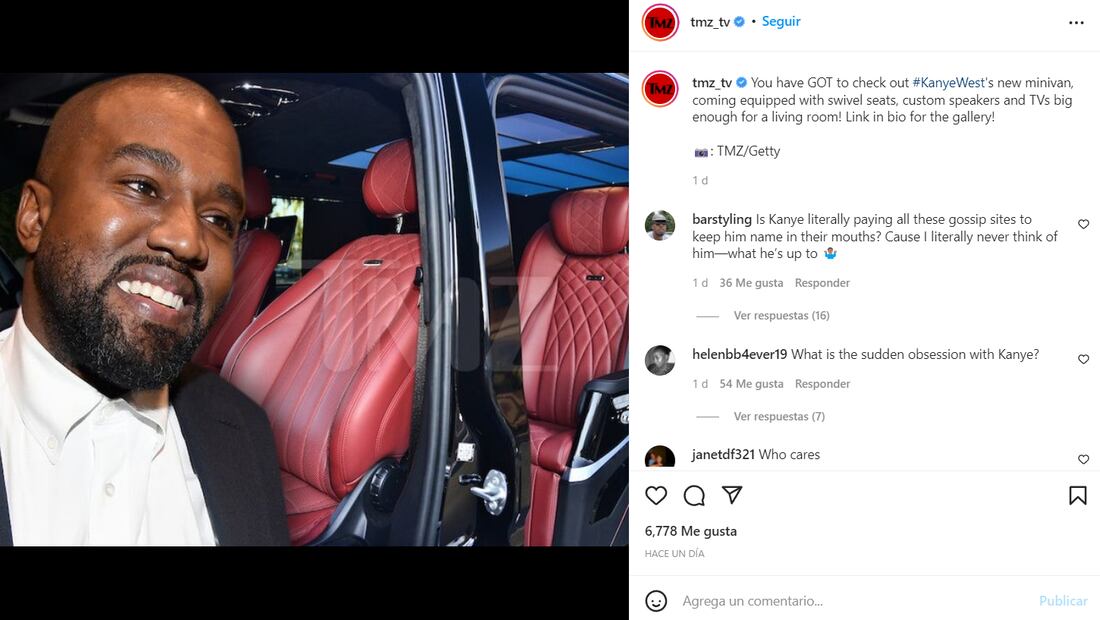 Kanye West: su minivan Mercedes Benz personalizada cuesta 400 mil dólares
