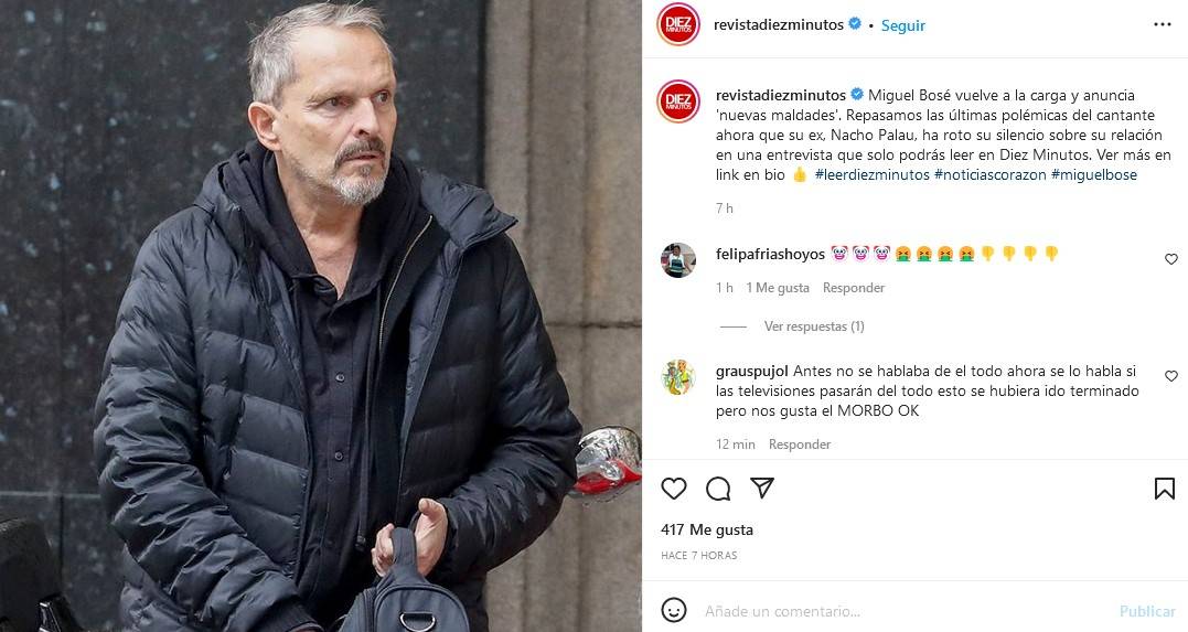 Nacho Palau, ex de Miguel Bosé, habla por primera vez: “Acabó como una historia de terror”