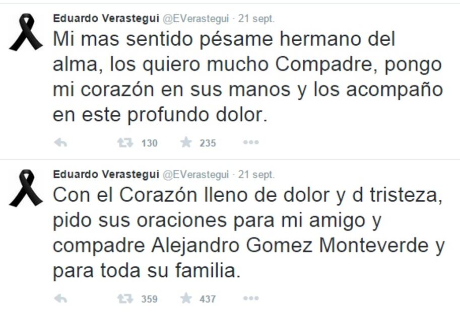 Encuentran sin vida al padre y al hermano del director de cine Alejandro Gómez Monteverde