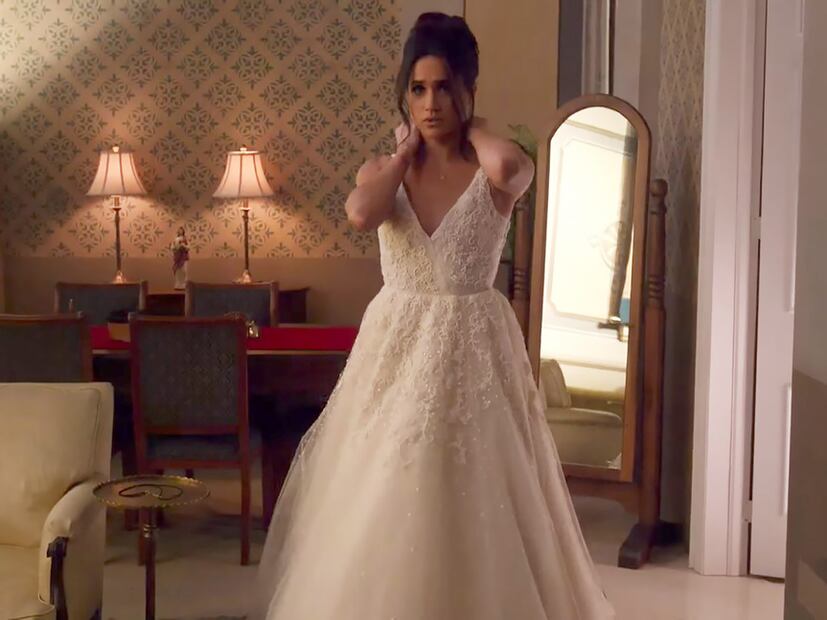 FOTO: Así luce Meghan Markle vestida de novia