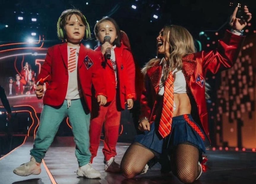 La cantante ha dejado claro que su prioridad es el bienestar de Manu y Emiliano, sus hijos / Foto: Instagram