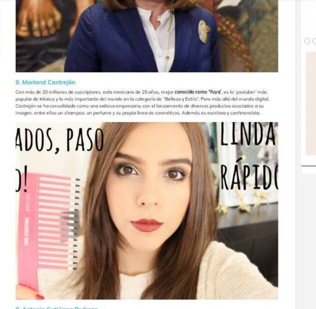 Yuya, entre las mujeres mexicanas que encabezan el mundo empresarial 