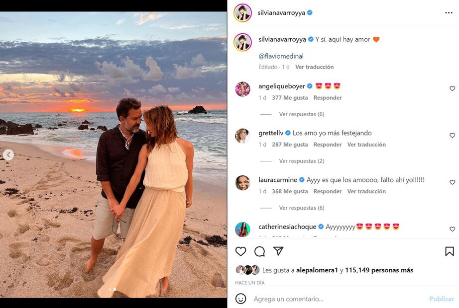 Conoce a la pareja sentimental de Silvia Navarro: "Y sí, aquí hay amor"