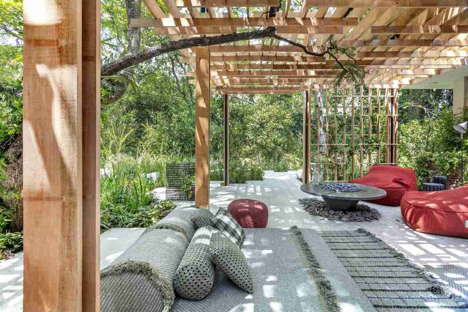 Fernanda Rionda crea un jardín 'natural' en plena CDMX
