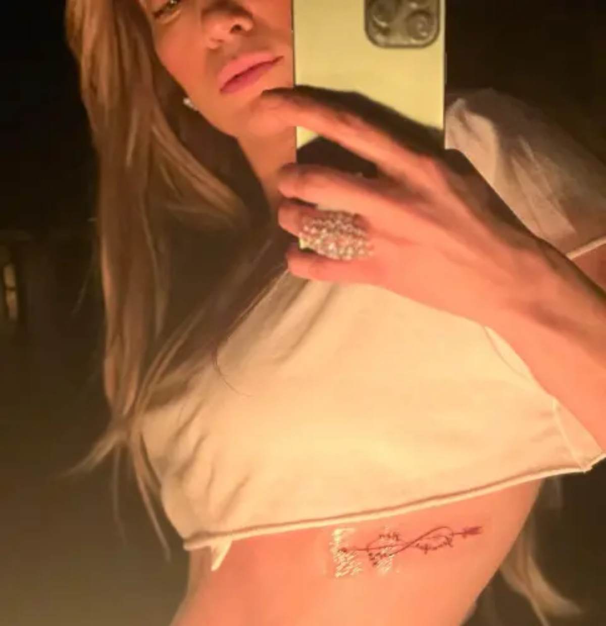 El tatuaje de Jennifer Lopez / Foto: Instagram