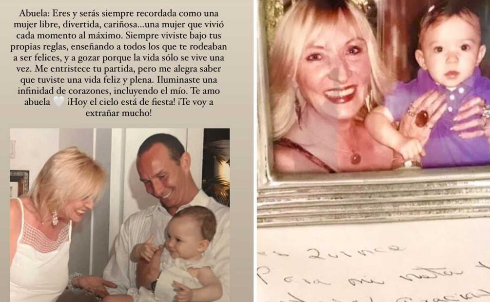 El emotivo mensaje que dedico Mía Rubín a su abuelita tras su fallecimiento / Fotos: Instagram