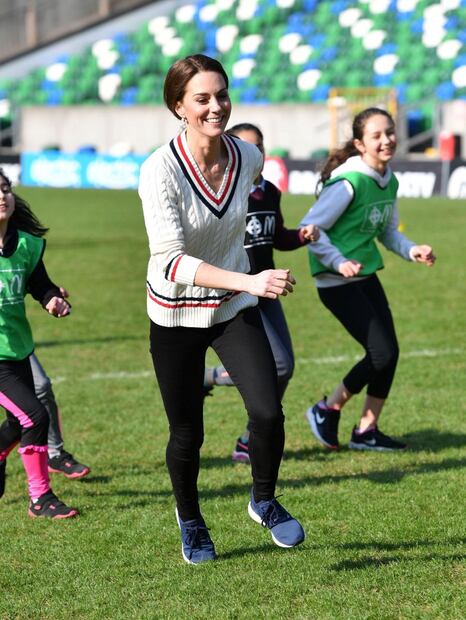 Kate Middleton, elegante y glamurosa en ropa deportiva 