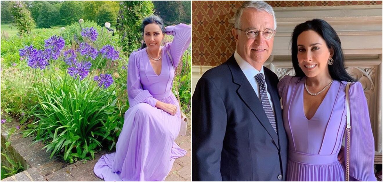 Ricardo Salinas Pliego y María Laura Salinas en el festival de ópera Glyndebourne