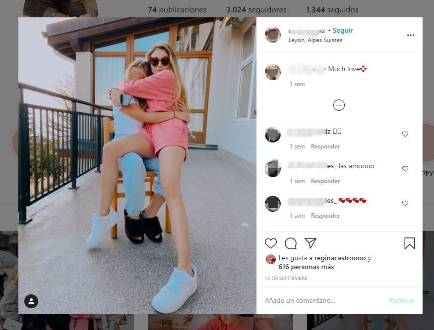 Regina Castro, hija de Angélica Rivera, posa con outfit rosa ¿desde Suiza?