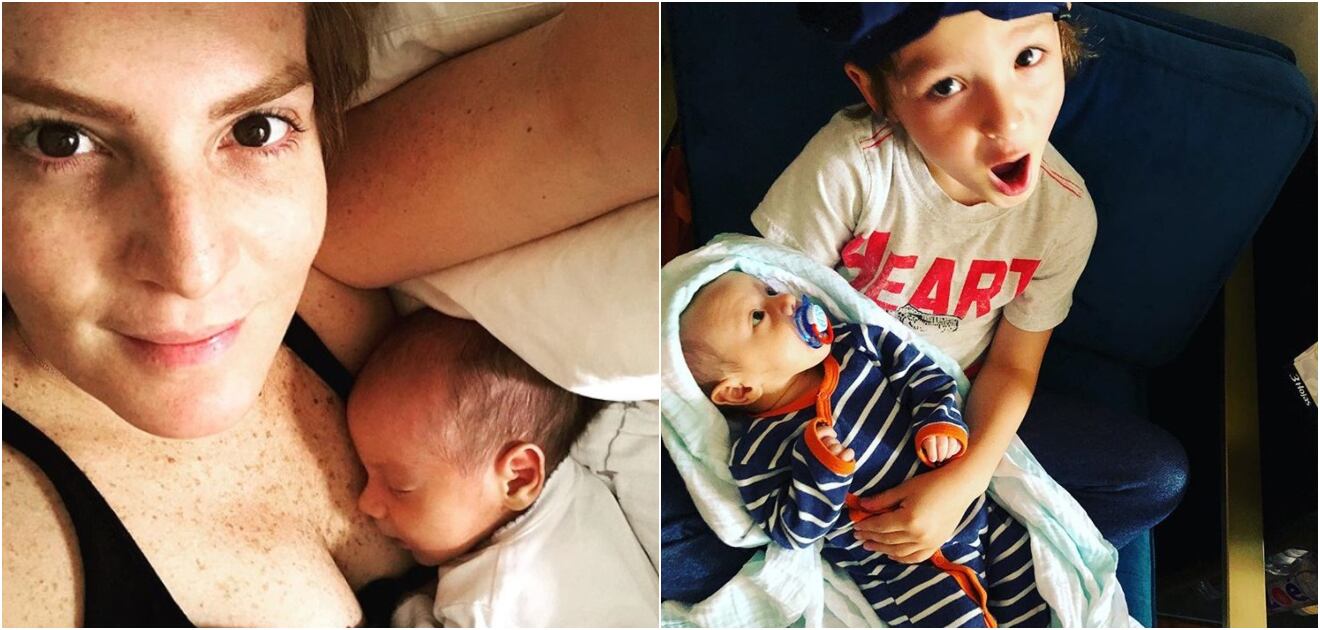 <p>El pequeño Matías es el segundo hijo de Angie y José Portilla. Foto: Instagram</p>
