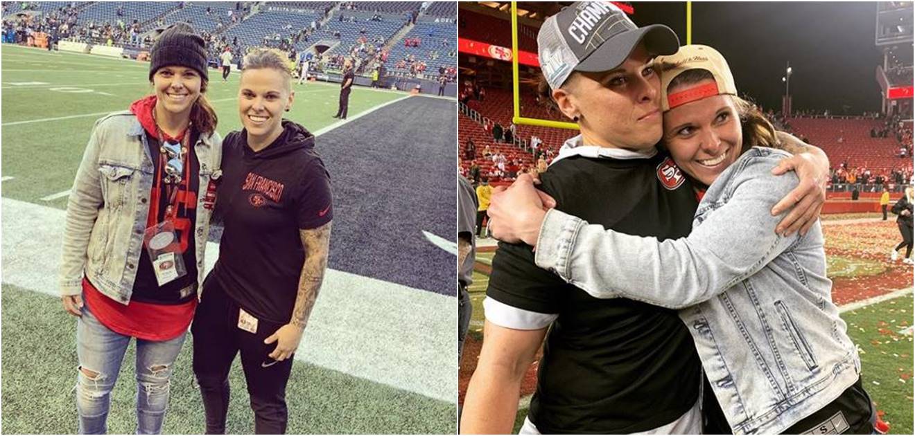 Ella es Katie Sowers, la primera mujer coach abiertamente gay que estará en el Super Bowl 