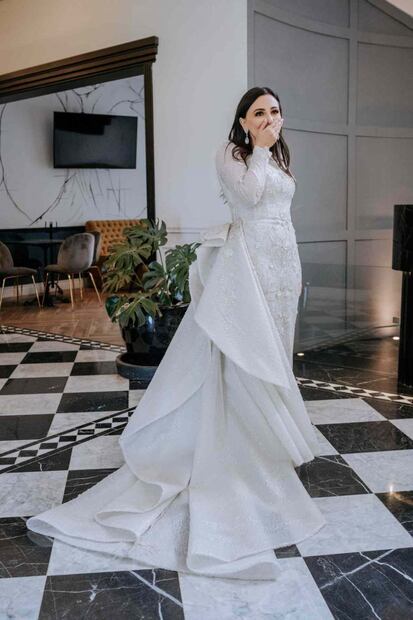 Hanna Jaff  y sus espléndidos vestidos de novia