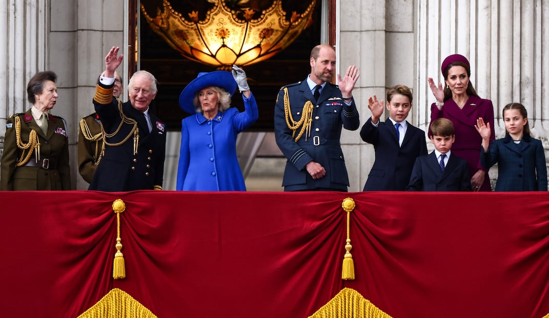 La familia real británica en el 80ª aniversario del Día de la Victoria / Foto: AFP - Henry Nicholls