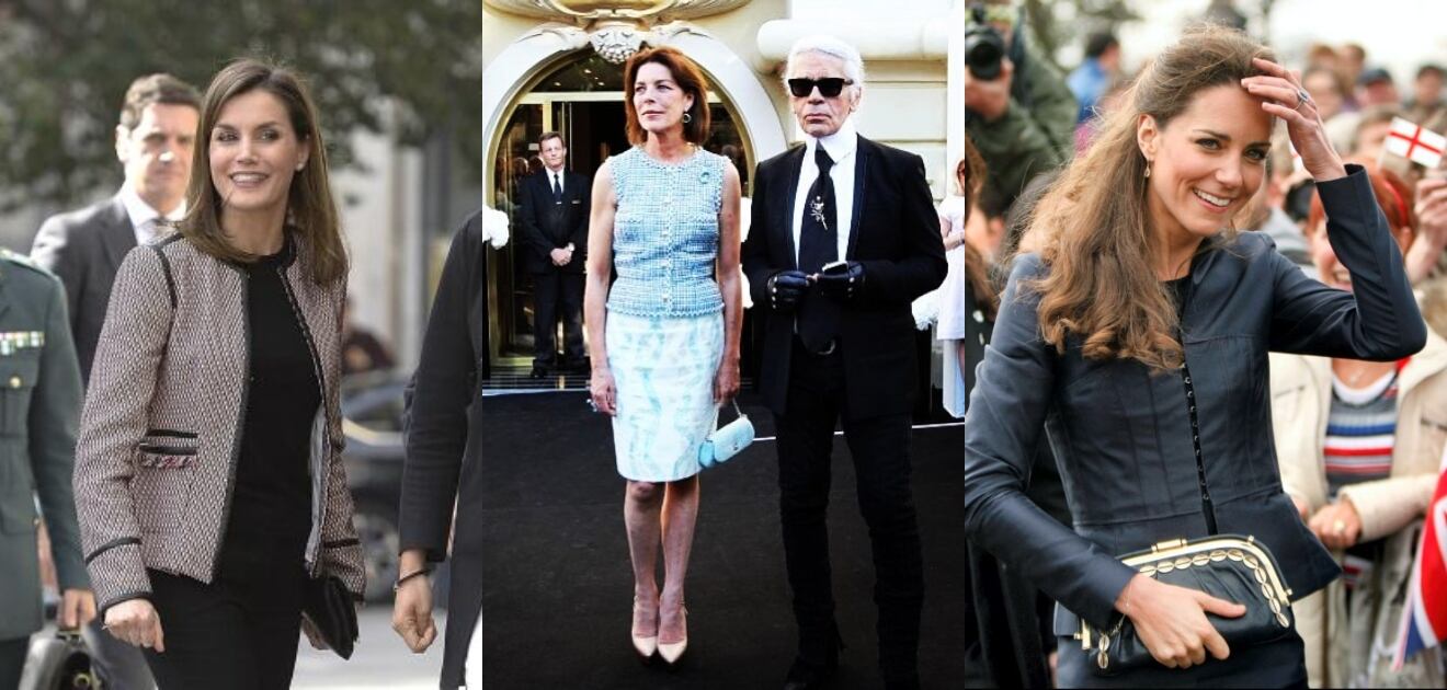 Kate Middleton y la reina Letizia vistieron los diseños de Karl Lagerfeld
