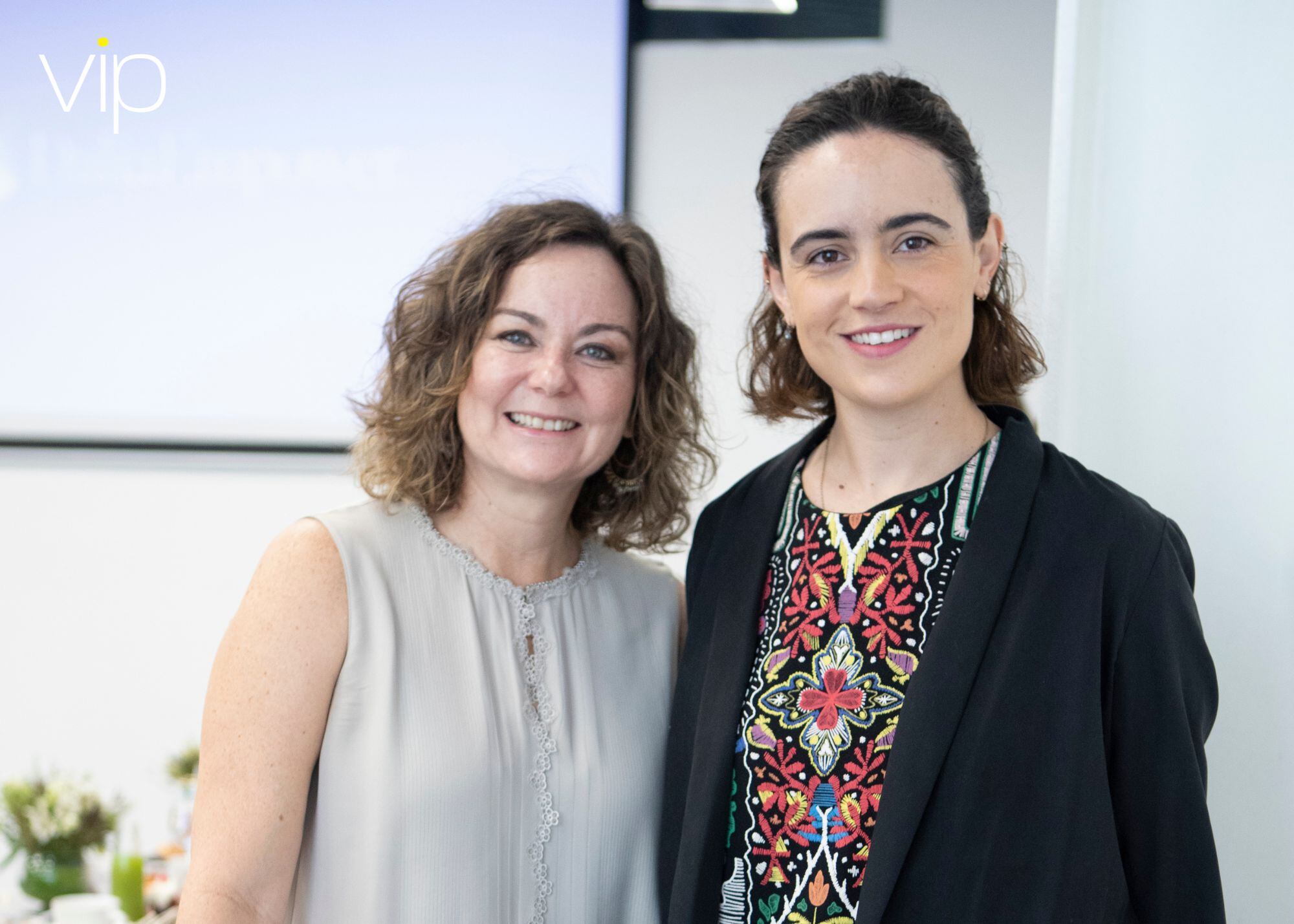 Úrsula Wilhelm y Adriana Prieto. (Foto: Karla Gómez)