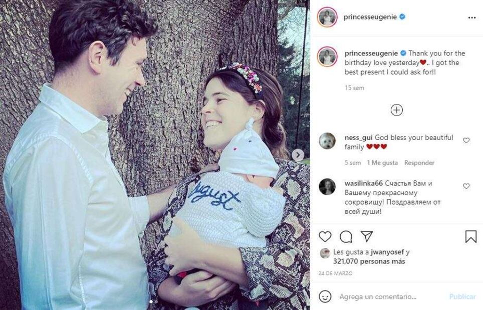 La princesa Eugenia fue obligada a cancelar el bautizo de su hijo