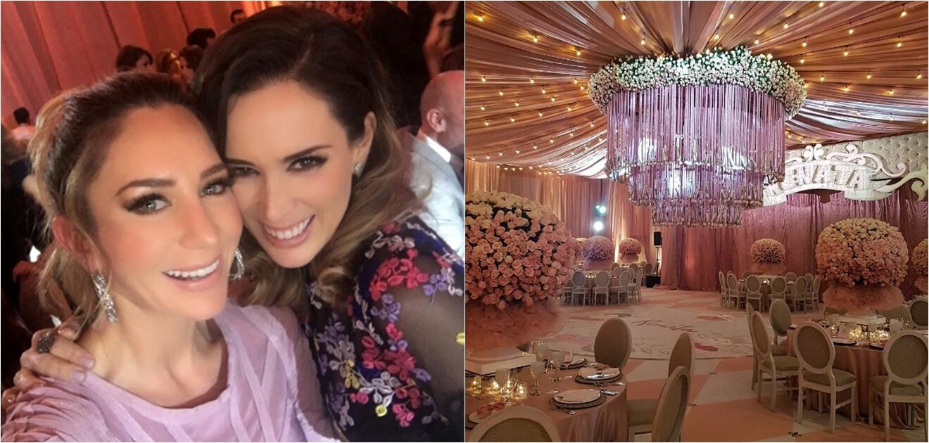 <p>El bautizo de Renata, hija de Jacky Bracamontes y Martín Fuentes. (Fotos: Instagram)</p>
