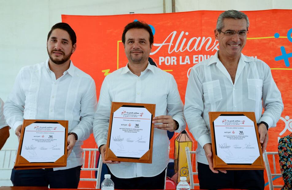 Mario Molina Esquivel y Fundación Lazos se unen por los niños de Cozumel 