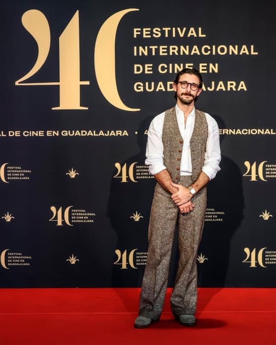 Emiliano Zurita en el Festival de Cine de Guadalajara 2025 / Foto: Cortesía