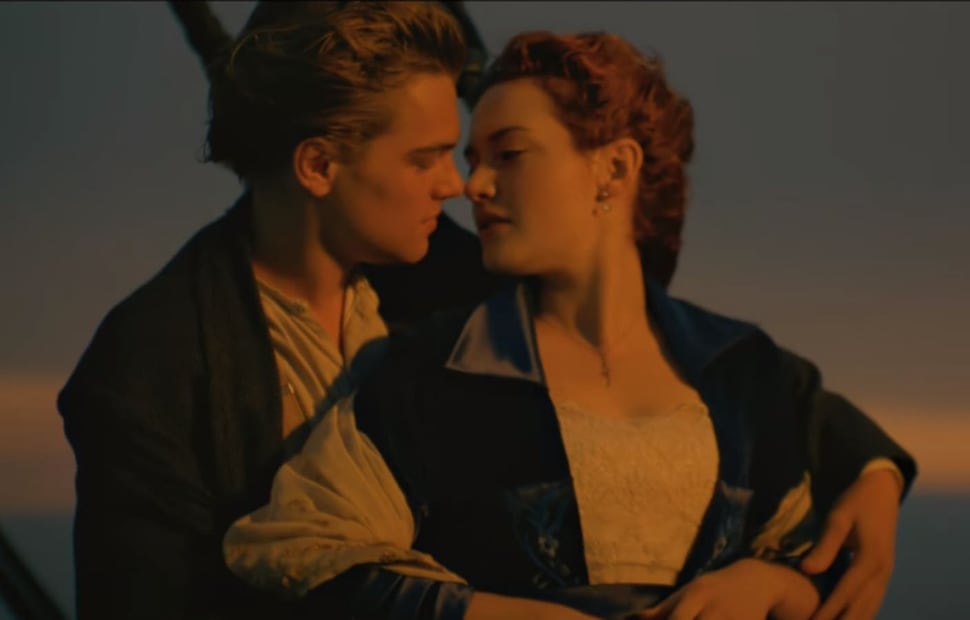 Leonardo DiCaprio y Kate Winslet en la película 'Titanic' de 1997 / Captura de pantalla