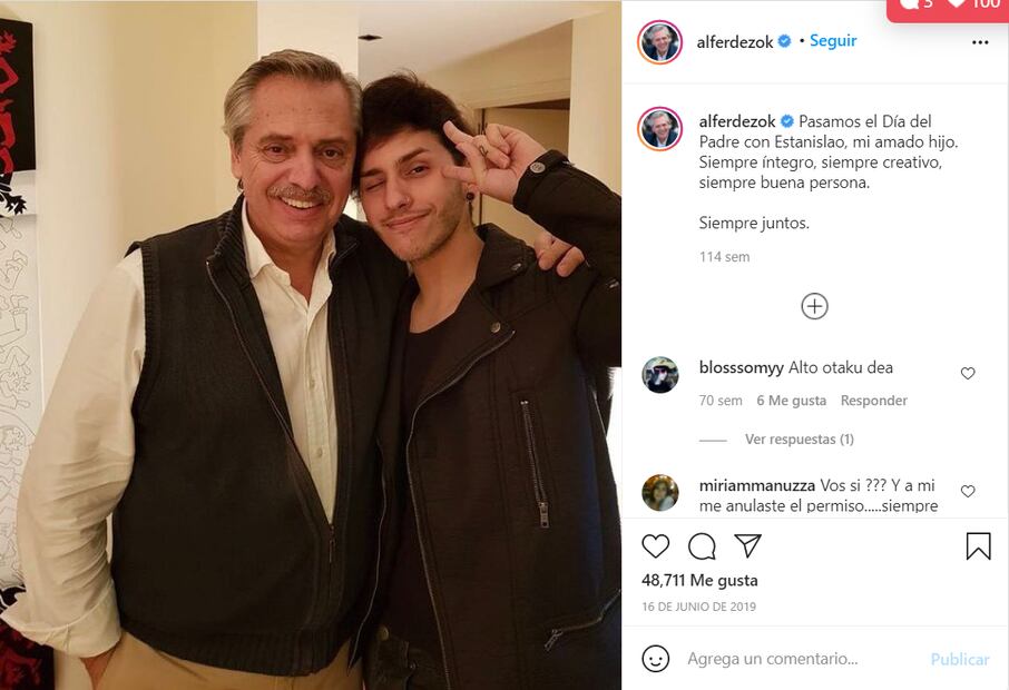 Tani -Estanislao- Fernández, descendiente del presidente de Argentina, recibe identificación no binaria