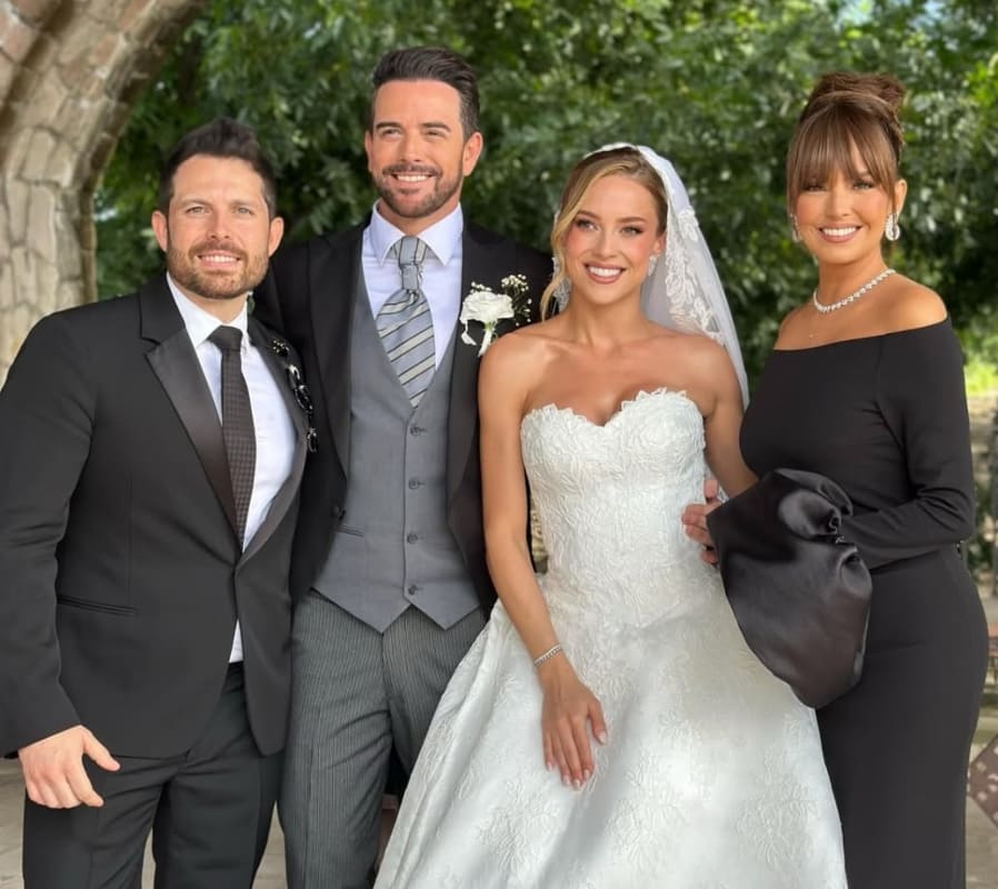 Daniel Dayz y Karla Díaz en la boda de Mane de la Parra y Ligia Uriarte / Foto: Instagram