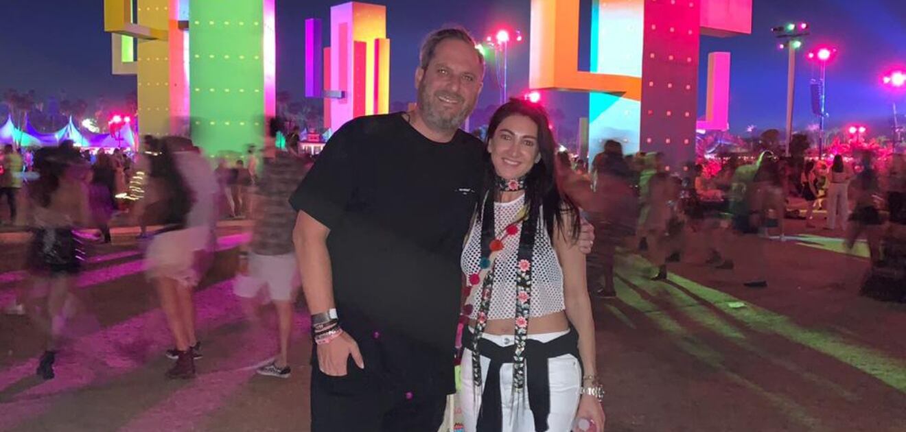 Rubén y Sary Siano en Coachella 