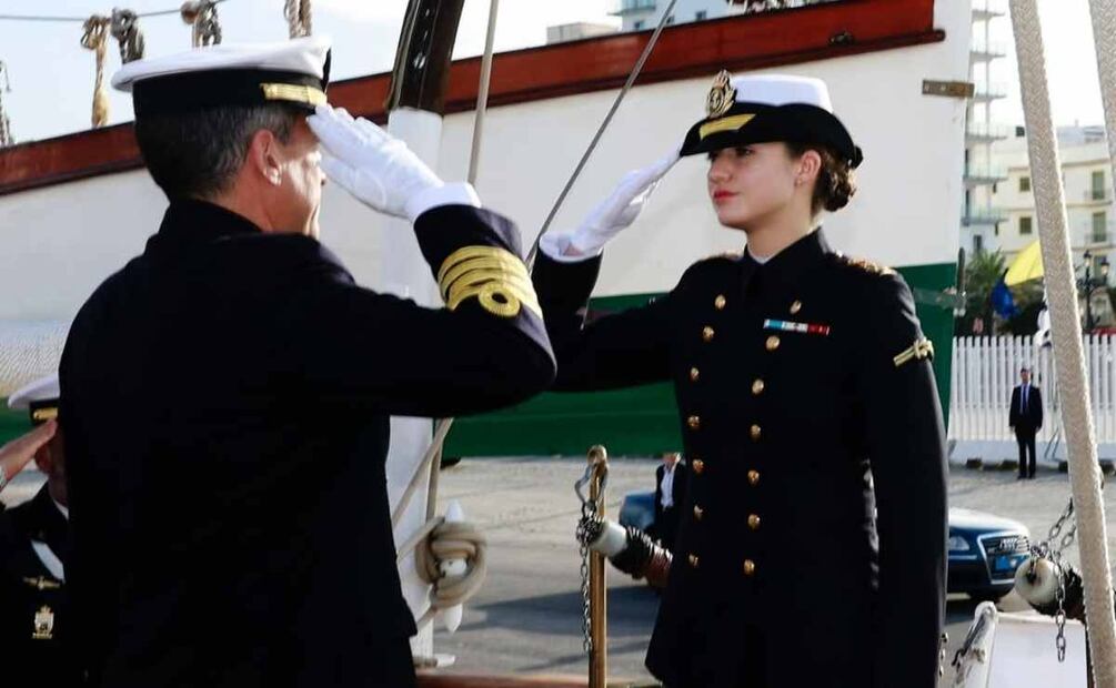 La princesa Leonor se incorporó al buque escuela Juan Sebastián Elcano / Foto: Casa Real de España