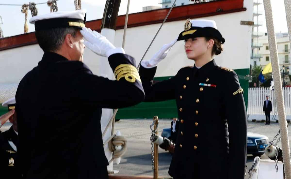 La princesa Leonor se incorporó al buque escuela Juan Sebastián Elcano / Foto: Casa Real de España