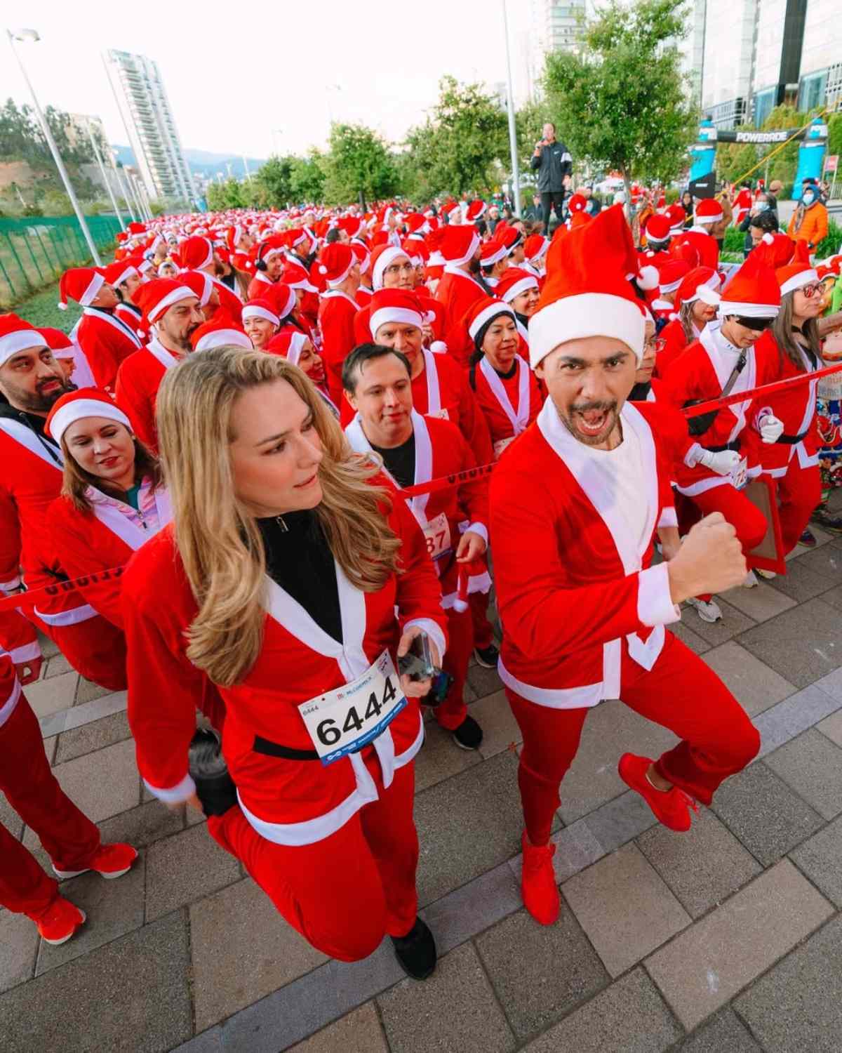 The Santa Run / Foto: Instagram @thesantarun