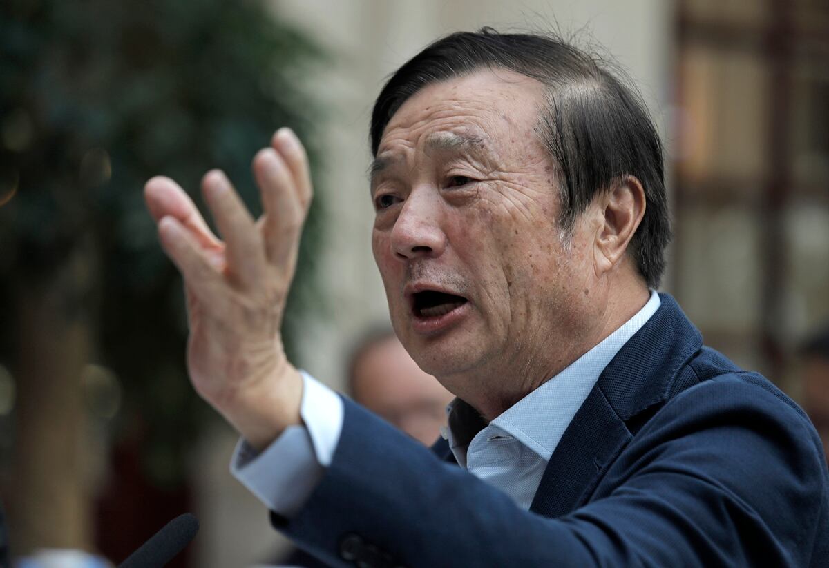 Él es Ren Zhengfei, CEO de Huawei