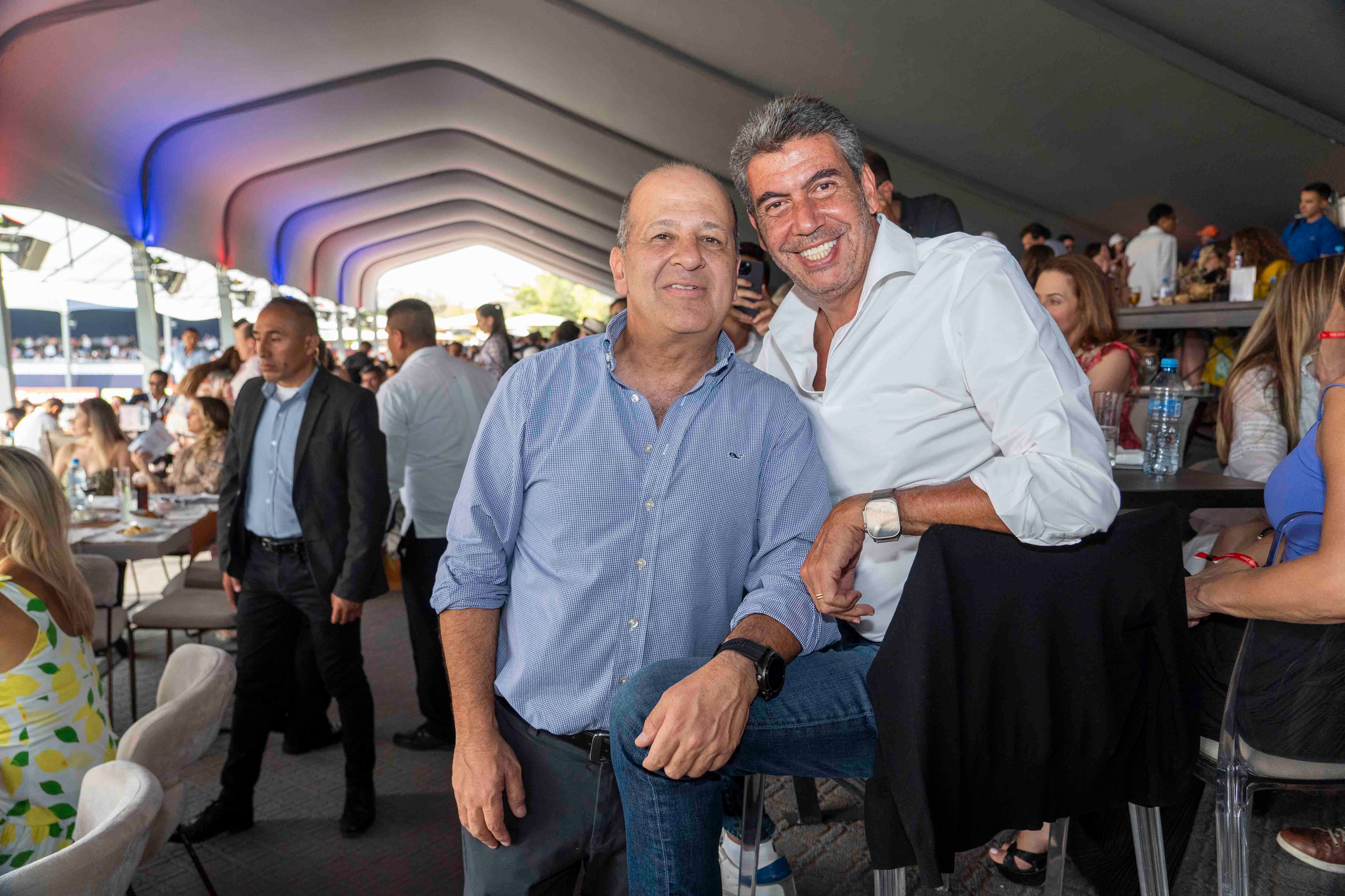 Héctor Slim y Arturo Elias Ayub. (Foto: Arturo Quintero)