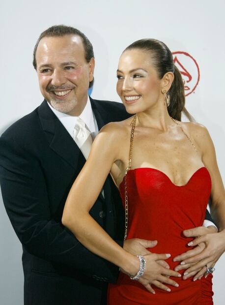 La historia de amor de Thalía y Tommy Mottola 