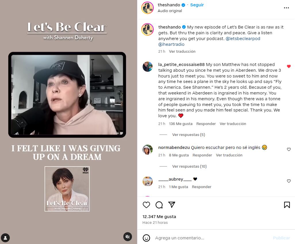 Shannen Doherty/Instagram