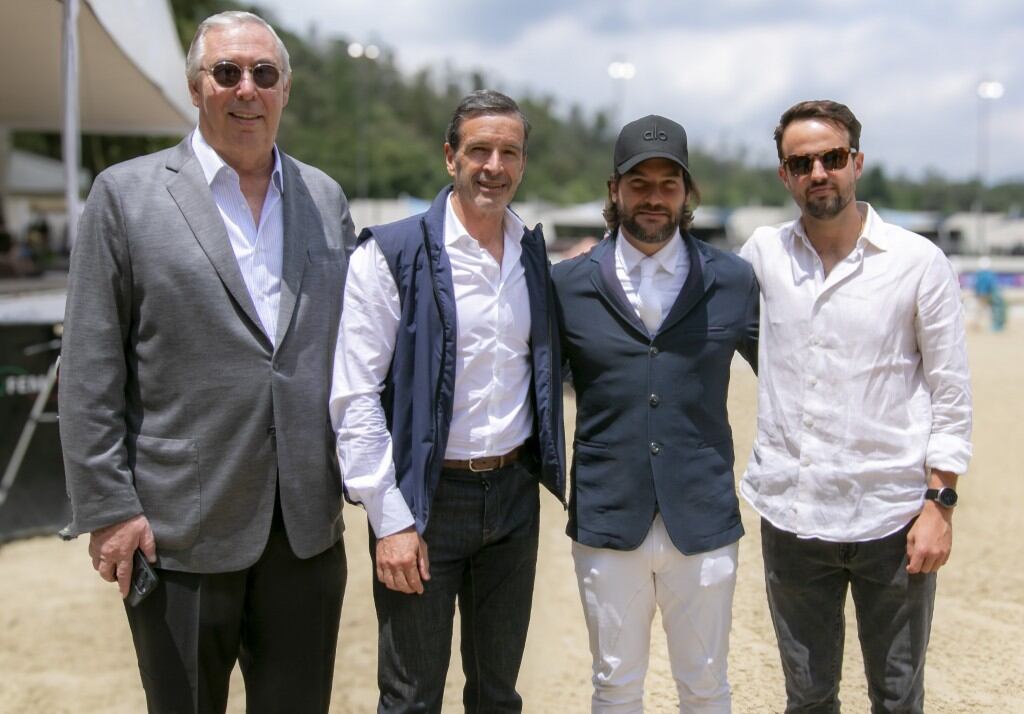 Eduardo Kohlmann, Miguel Carrera, José Nis y Miguel Carrera. (Foto: Arturo Quintero)